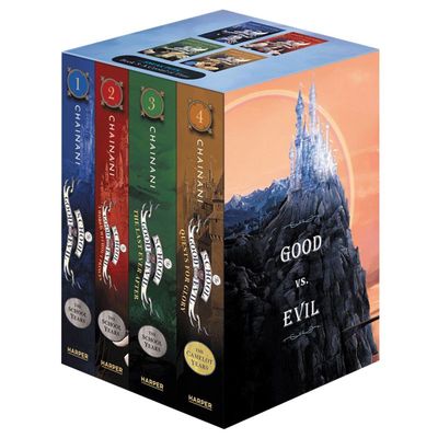The School for Good and Evil 英文原版小说 善与恶的学院4本盒装 善恶学校 英文版青少年科幻读物 进口儿童英语课外阅读书