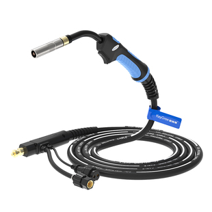 凯格瑞无气二保焊枪15ak欧式NBC200A/350A/500A紫铜焊把线