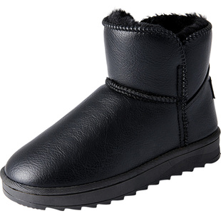 加厚东北雪地靴冬季男鞋加绒保暖皮毛一体棉鞋防水防滑马丁男靴子