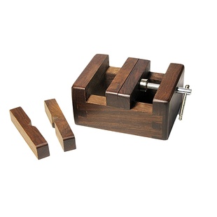 苏州姜思序堂 大号实木花梨木篆刻印床 章刻章夹具印石夹印章刻章刻床 篆刻工具 固定印石印床夹具包邮