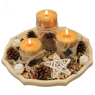 香薰蜡烛精油持久扩大号圆柱香氛家用卧室安神眠净化空气装饰摆件