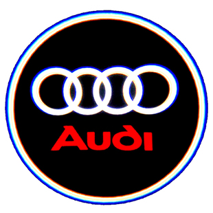 适用于奥迪A6L迎宾灯04-10-20-2021年A6L专用开门车门灯投影灯