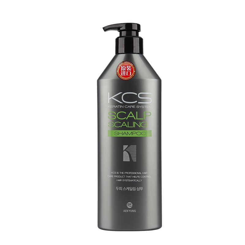 韩国进口爱敬KCS控油薄荷清爽男女洗发水600ml