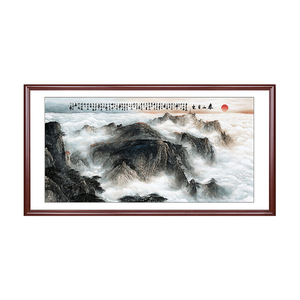 招财装饰办公室风水鸿运当头国画