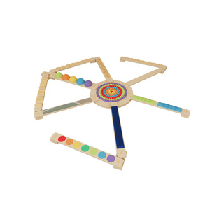 木质思路丝路平衡板前庭感统训练器材幼儿园木制儿童平衡木独木桥