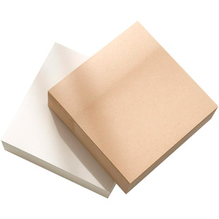 350张有粘性便利贴 学生用牛皮纸ins简约记事贴空白留言n次贴大号办公可撕便签本创意厚高颜值粘性强便签纸