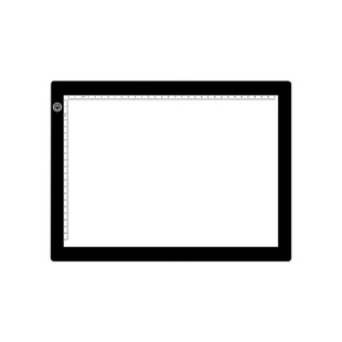 纯白底A4钻石画贴画专用发光照明拷贝台画画专业级临摹台透光板手绘工笔画素描美术生发光神器透写绘画拷贝板