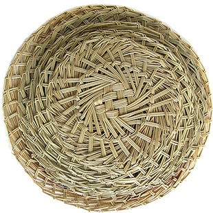 蒸笼草垫手工制作加密蒸笼草垫子圆形小笼包子垫馒头草垫