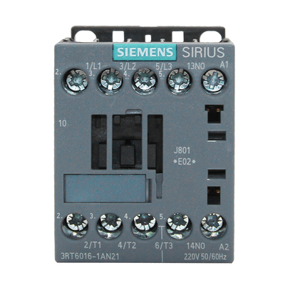 原装 西门子 交流接触器 3RT6016-1AN21 3RT60 9A AC 220V 1常开