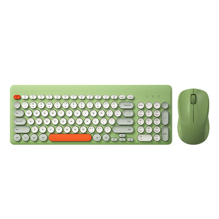 BOW航世笔记本外接无线键盘鼠标套装无声静音可爱女生台式机电脑