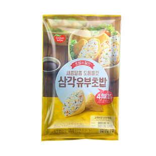东远油豆腐皮寿司专用豆皮味付油扬韩国进口材料腐皮食材dongwon