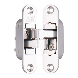 三维可调隐形门合页暗藏十字铰链180度折叠门外开背景墙隐藏合页