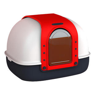 美卡龙门客栈猫砂盆全封闭超大号封闭式防臭防带砂猫沙盆猫厕所