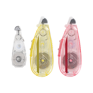 日本Tombow蜻蜓修正带替芯MONO AIR5可爱女生小学生涂改带静音大容量可替换芯10m改正带进口文具CT-CAX5C