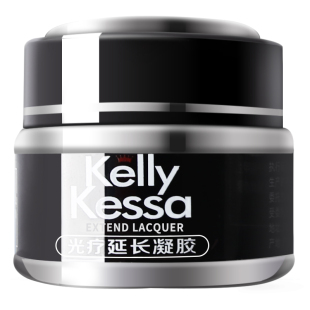 kelly kessa光疗快速延长胶美甲透明果冻多功能模型胶加固粘钻胶