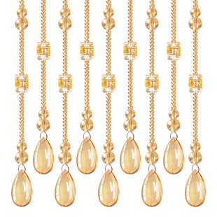 珠帘水晶隔断帘子客厅家用卧室卫生间遮挡葫芦吊帘挂帘免打孔门帘