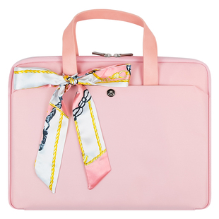 好看的手提电脑包女笔记本包适用于华为联想小新苹果macbook air13 pro15惠普14小米可爱清新时尚15.6寸轻便