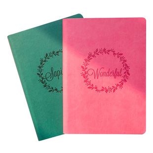 锦一软皮本 少女心方格本网格本复古恋爱日记本文艺女生厚可爱笔记本A5手帐女公主2023手账本少女格子本子