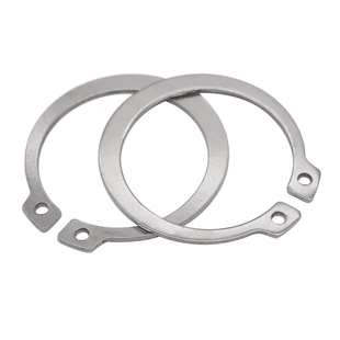 304不锈钢轴用弹性挡圈3-200轴承用卡簧卡环外卡簧表面光洁GB894