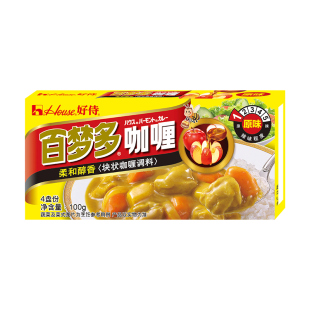 好侍百梦多咖喱块日式印度速食原味家用酱粉儿童日本酱王膏黄专用