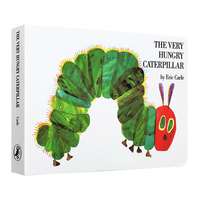 The Very Hungry Caterpillar 好饿的毛毛虫绘本 英文原版  洞洞纸板书 Eric Carle 艾瑞卡尔 1-6岁 廖彩杏书单