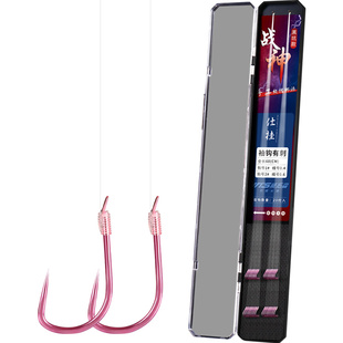 威拓森 金袖子线双钩成品钓鱼钩套装金秀双钩子线全套绑好的袖钩