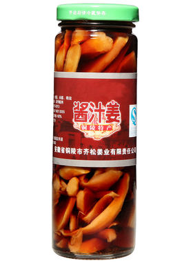 铜陵齐松特产酱汁生姜腌制