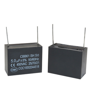 CBB61 针脚1UF/1.2/1.5/2/3/4/5/6UF 450V空调风扇启动电容器针脚