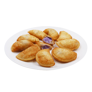 爆香油炸冰淇淋200g油炸小吃甜点心酒店特色冰激凌夹心速冻半成品