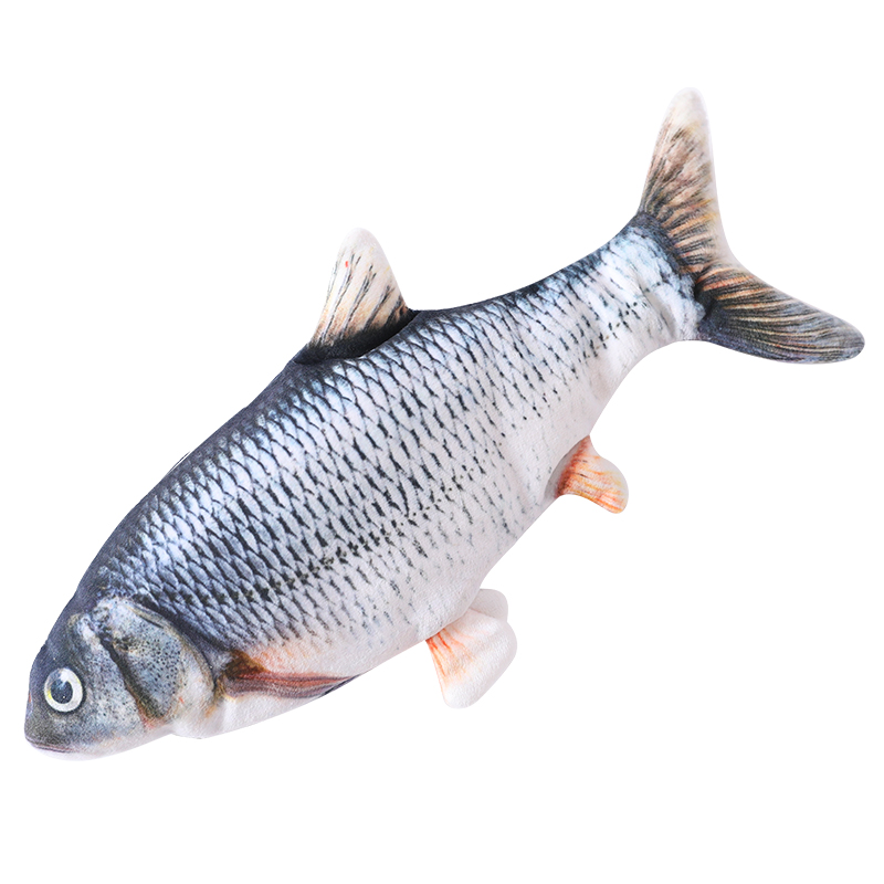 网红仿真电动鱼玩具鱼会动的摇摆0到6个月婴儿宝宝拍打睡哄娃神器