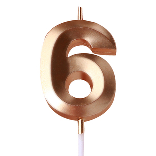 歌剧院派对数字生日蜡烛儿童周岁蛋糕网红装饰立体复古插件烘焙