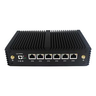 倍控I5-7200U工业计算机微型迷你服务器Pfsense防火墙I211六千兆路由器RS232串口linux centos 4405u视觉检测
