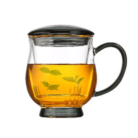 北大史過濾辦公室簡約帶把茶水杯