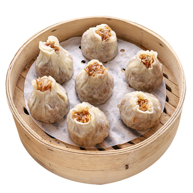 糯米烧麦港式点心手工早餐包子