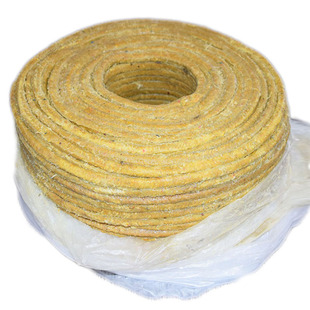 6*6/8*8/10*10浸油石棉绳面纱牛油绳盘根黄油绳盘根水泵密封材料