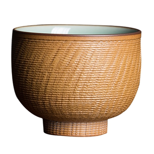 空山新雨跳刀主人杯家用个人陶瓷功夫茶杯工艺美术师手工品茗杯单