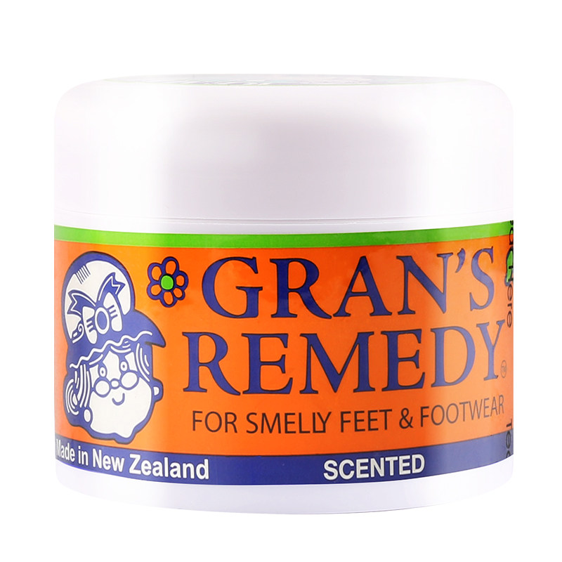 新西兰进口GRANS REMEDY老奶奶臭脚粉运动除脚汗味脚臭克星春夏男