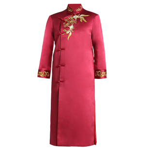 伴娘伴郎服中式礼服男香槟色姐妹团接亲兄弟装结婚秀禾衣服伴娘裙