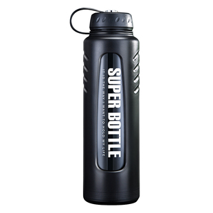 防摔玻璃杯大容量男高档透明超大号泡茶杯女双层隔热水杯子1000ml