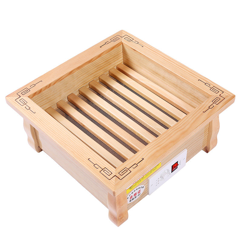 冬季实木取暖器家用节能烤火器烘脚神器暖脚器烤火炉烤火箱电火桶