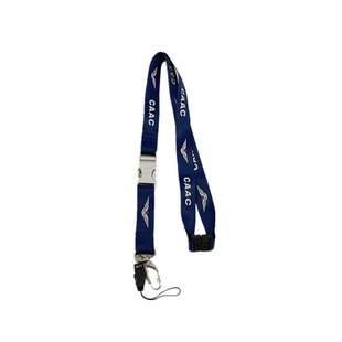 中国民航CAAC专用双钩证件挂绳双层竖版证件卡套机场工作证皮套