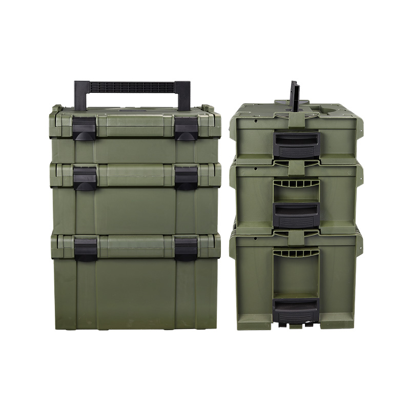 塑料五金车载露营手提多功能收纳盒汽车修工业级堆叠组合式工具箱