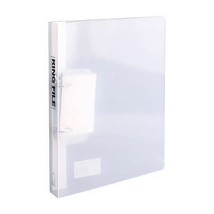 得力5381文件夹a4活页夹打孔活页夹两孔活页夹 a4打孔活页夹 快劳夹双孔夹透明文件夹资料夹多功能办公用品