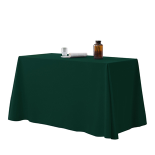 桌布定制纯色会议桌布办公长方形印字桌布台布签到台绒布桌布桌套