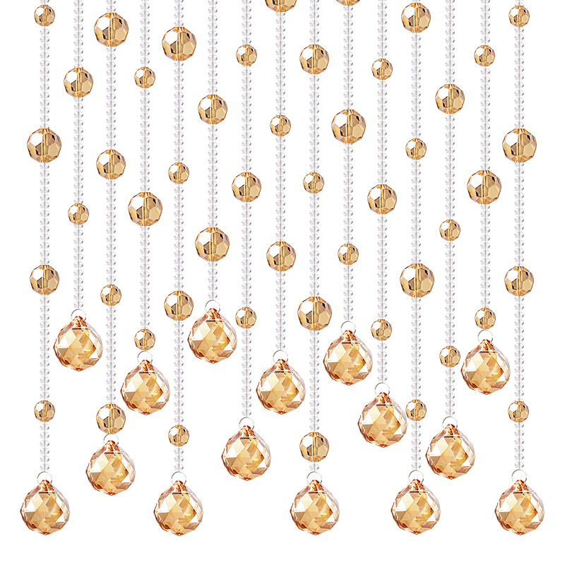 水晶帘子隔断帘玄关卫生间卧室门帘客厅过道挂帘欧式家用网红珠帘