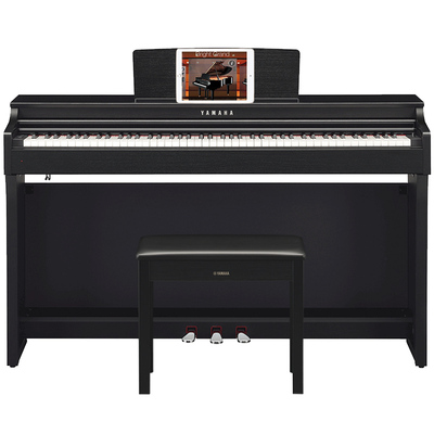 雅马哈高端电钢琴CSP150亮灯跟弹