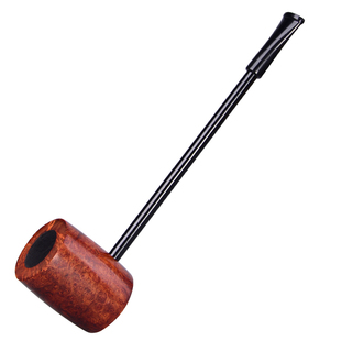 rlak进口石楠木大力水手工实木直斗烟草烟丝专用烟斗男士过滤小号