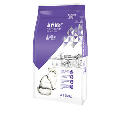 派得全价通用型成幼猫猫粮5KG