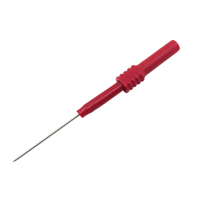 测试探针尾部为4mm香蕉插母座可接数字万用表汽车修理穿刺破线针