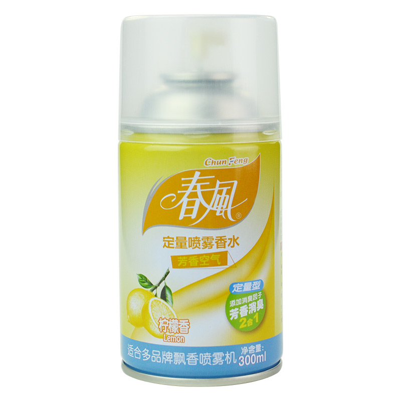 春风空气清新剂自动喷香机补充液300ml*6瓶异味消除便携芳香喷雾